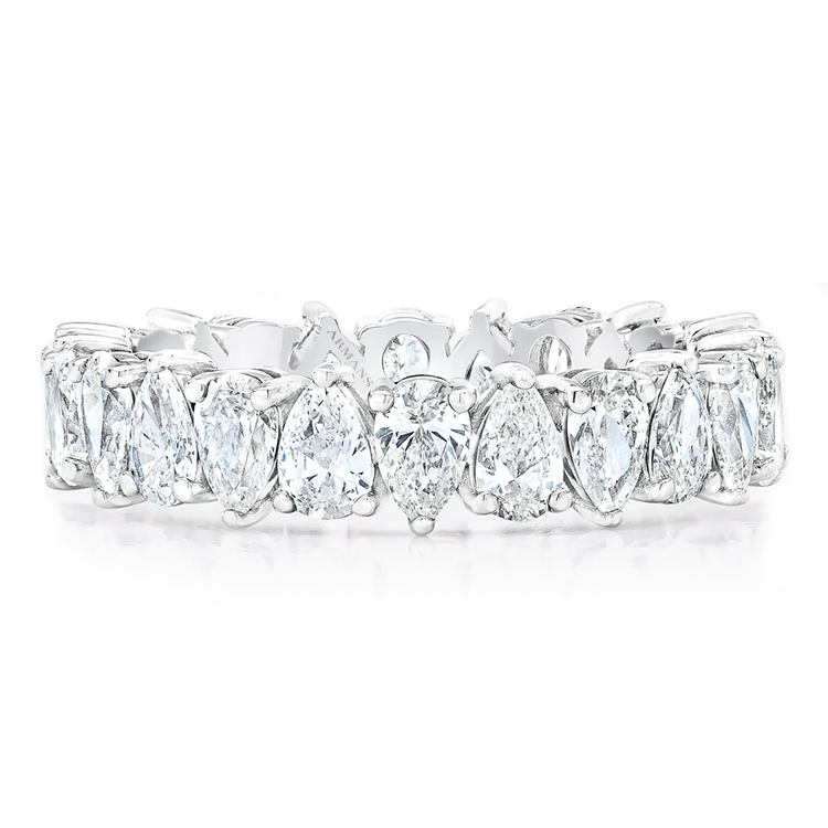 Petite Pear Wedding Band - Armans Fine Jewellery