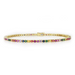 Petite Rainbow Sapphire Tennis Bracelet - Armans Fine Jewellery
