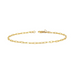 Petite Solid Gold Paper Clip Bracelet - Armans Fine Jewellery