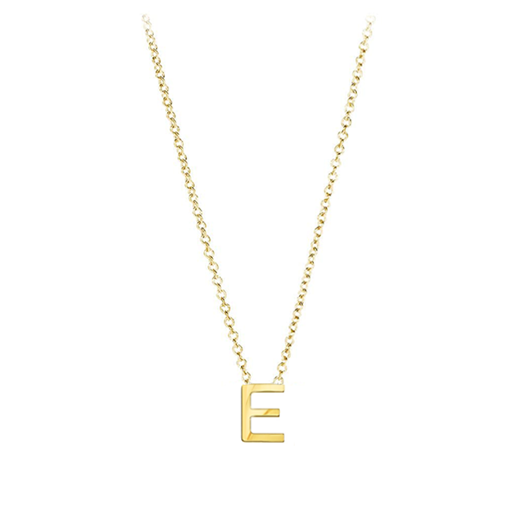 Minimalist Initial Necklaces Women Girl Stainless Steel Gold - Temu