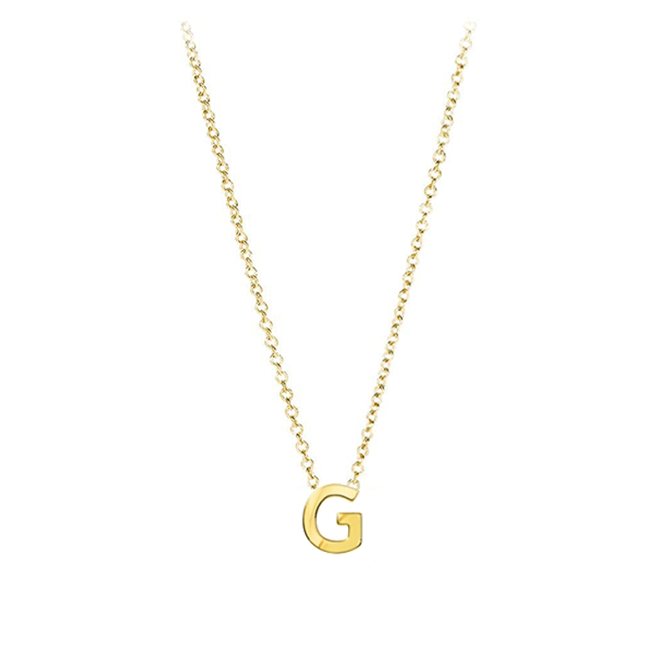 Buy Initial G Necklace Letter G Necklace, Gold Initial Necklace Custom  Initial Jewelry, Gold Initial G Letter Necklace Personalized Gift for Her  Online in India - Etsy