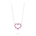 Pink Heart Sapphire Pendant - Armans Fine Jewellery