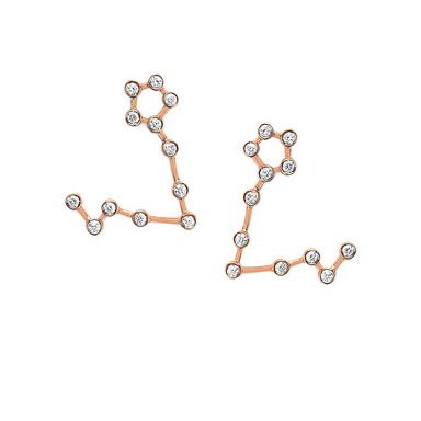 Pisces Diamond Constellation Studs - Armans Fine Jewellery