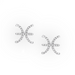 Pisces Diamond Zodiac Studs - Armans Fine Jewellery