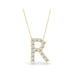 Diamond Initial Pendant - Armans Fine Jewellery