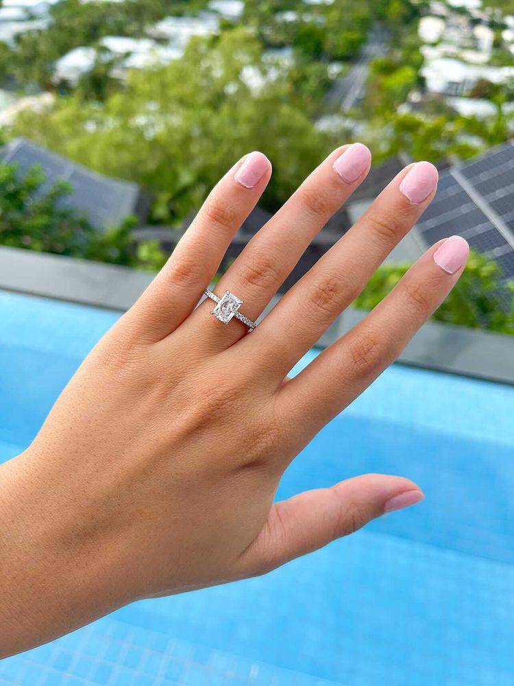 Radiant Allegra Engagement Ring - Armans Fine Jewellery