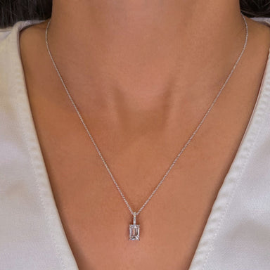 Radiant Diamond Pendant - Armans Fine Jewellery