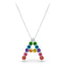 Rainbow Initial Pendant - Armans Fine Jewellery