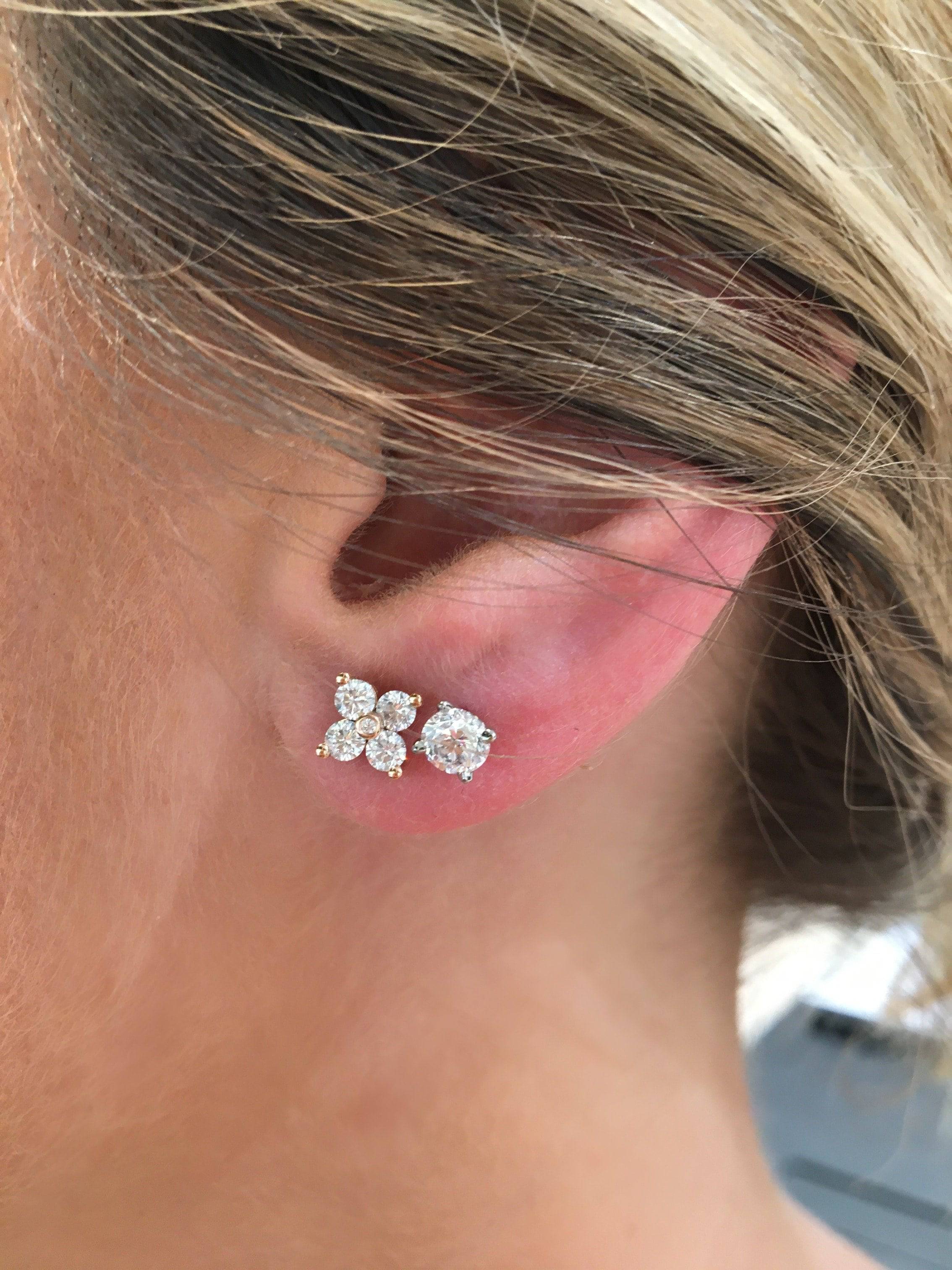 Starburst Diamond Studs - Armans Fine Jewellery