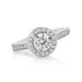 Round Halo Engagement Ring - Armans Fine Jewellery