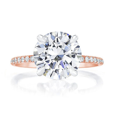 Round Allegra Engagement Ring with 4 Claws - Armans Fine Jewellery