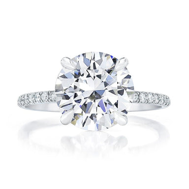 Round Allegra Engagement Ring with 4 Claws - Armans Fine Jewellery
