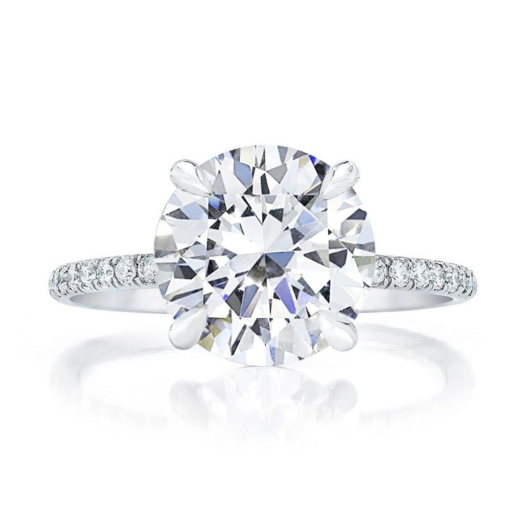 Round Allegra Engagement Ring with 4 Claws - Armans Fine Jewellery