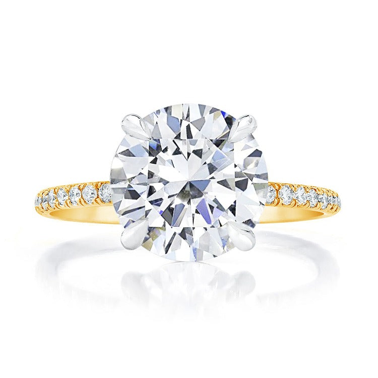 Round Allegra Engagement Ring with 4 Claws - Armans Fine Jewellery