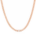 Round Bezel Set Cuban Link Necklace - Armans Fine Jewellery