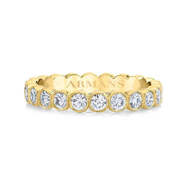Round Bezel Set Diamond Eternity Band - APPROVAL - Armans Fine Jewellery
