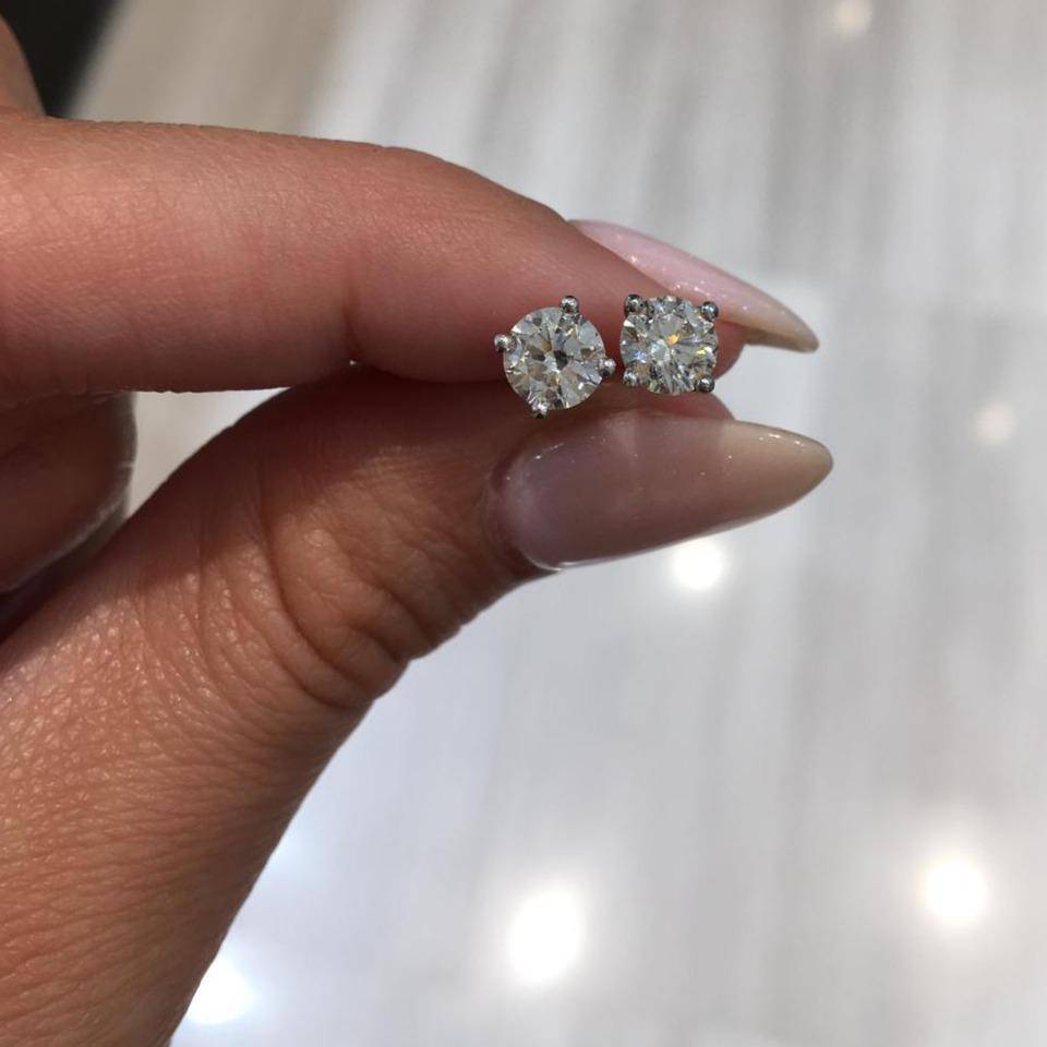 Round Diamond Studs - Armans Fine Jewellery