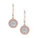 Round Halo Drop Earrings - APPROVAL - Armans Fine Jewellery