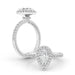 Royal Tear Engagement Ring - Armans Fine Jewellery