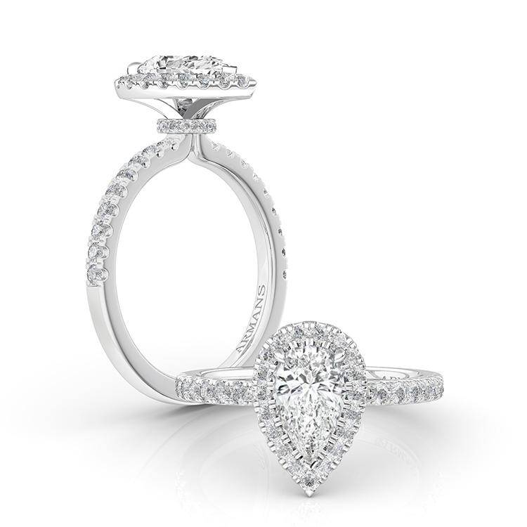 Royal Tear Engagement Ring - Armans Fine Jewellery