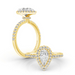 Royal Tear Engagement Ring - Armans Fine Jewellery