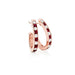 Ruby Diamond Hoops - Armans Fine Jewellery