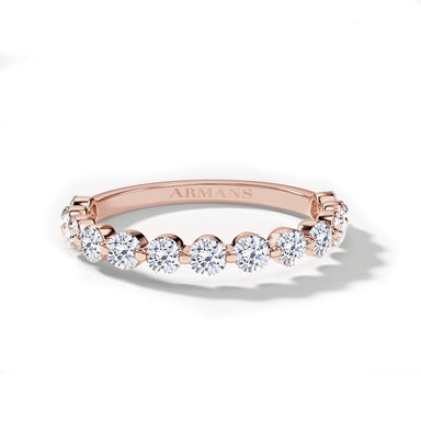 Sage Round Diamond Band - Armans Fine Jewellery