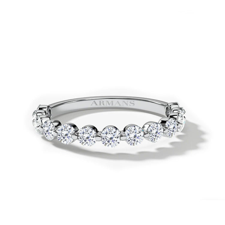 Sage Round Diamond Band - Armans Fine Jewellery