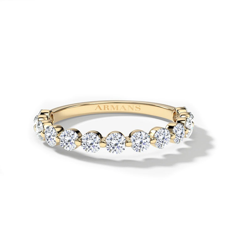Sage Round Diamond Band - Armans Fine Jewellery
