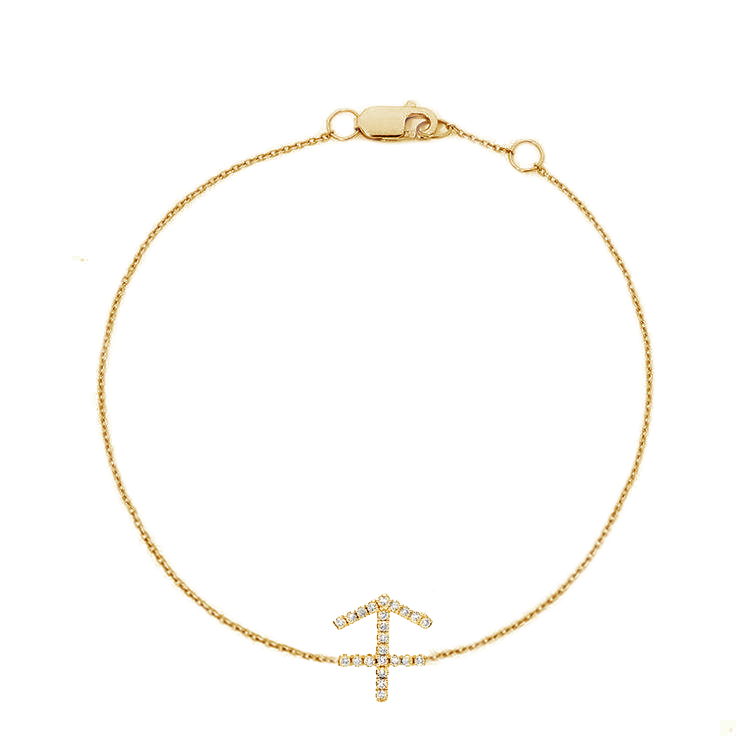 Sagittarius Diamond Zodiac Bracelet - Armans Fine Jewellery