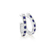 Sapphire Diamond Hoops - Armans Fine Jewellery