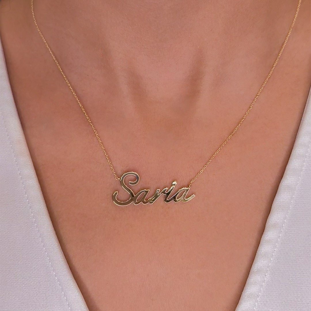 Script Name Necklace - Armans Fine Jewellery