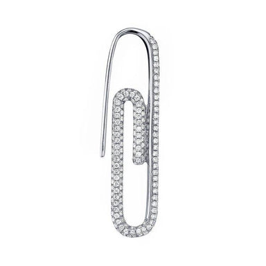 Single Diamond Clip Earring - Armans Fine Jewellery
