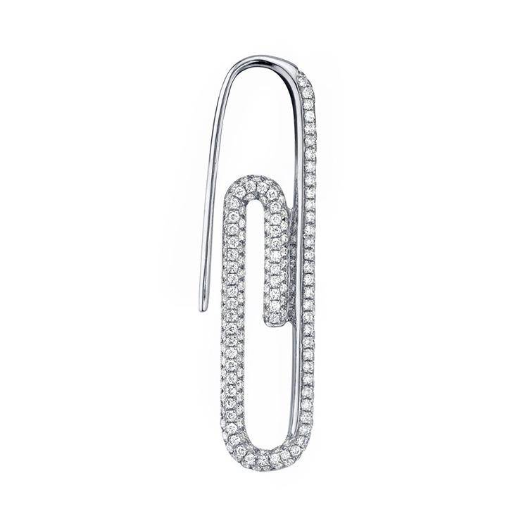 Single Diamond Clip Earring - Armans Fine Jewellery