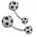 Soccerball Cufflinks - Armans Fine Jewellery