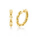 Solid Gold Chain Link Huggies - Armans Fine Jewellery