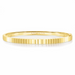 Solid Gold Fluted Bangle - Armans Fine Jewellery