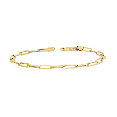Gold Link Anklet - Armans Fine Jewellery