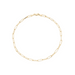 Solid Gold Paper Clip Anklet - Armans Fine Jewellery