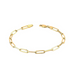 Solid Gold Paper Clip Bracelet - Armans Fine Jewellery