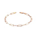 Solid Gold Paper Clip Bracelet - Armans Fine Jewellery