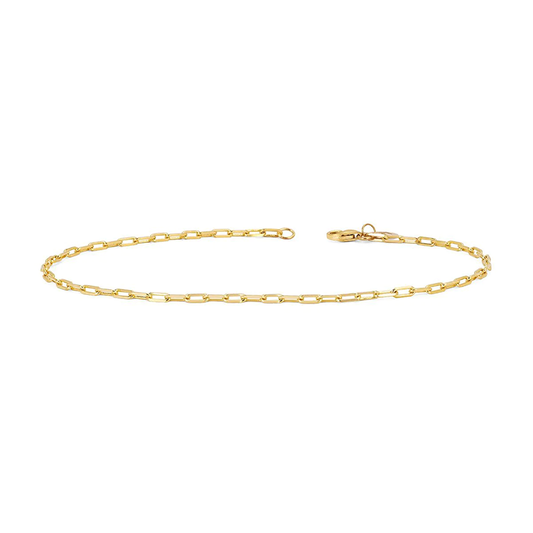 18ct gold anklet deals