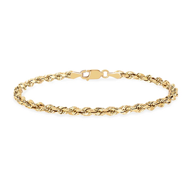 Solid Gold Rope Bracelet - Armans Fine Jewellery