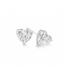 Solitaire Heart Diamond Studs - Armans Fine Jewellery