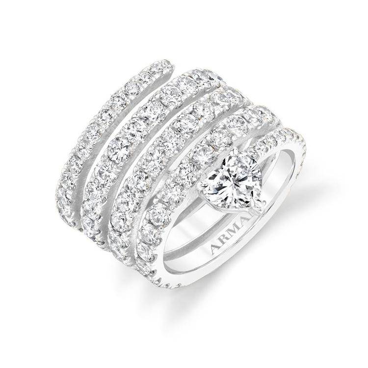 Spiral Heart Diamond Ring - Armans Fine Jewellery