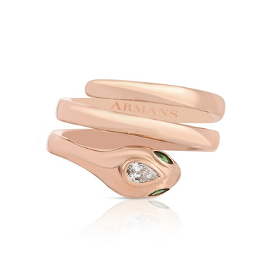 Spiral Snake Ring - Armans Fine Jewellery