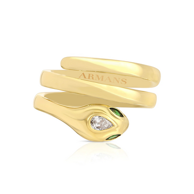 Spiral Snake Ring - Armans Fine Jewellery