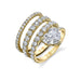 Stacked Spiral Heart Diamond Ring - APPROVAL - Armans Fine Jewellery