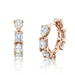 Starlette Mixed Diamond Hoops - Armans Fine Jewellery