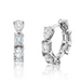 Starlette Mixed Diamond Hoops - Armans Fine Jewellery